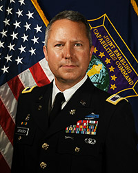 Army Reserve Element Commander Steven J. Robertson